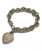 TIFFANY & Co.ティファニー）の古着「ハートタグブレスレット」｜シルバー