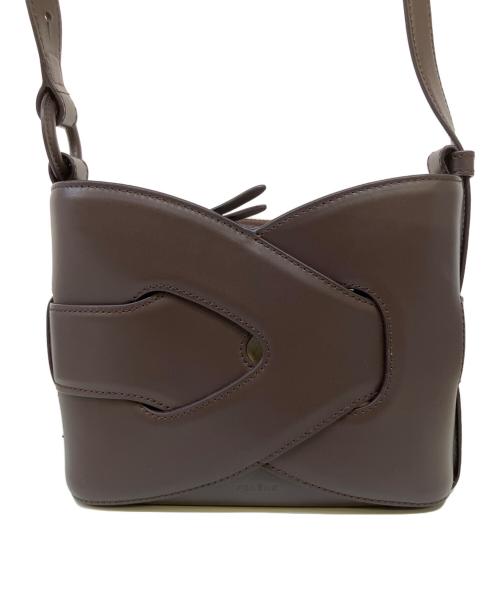 POLENE（ポレーヌ）POLENE (ポレーヌ) レザーバッグ ブラウンの古着・服飾アイテム