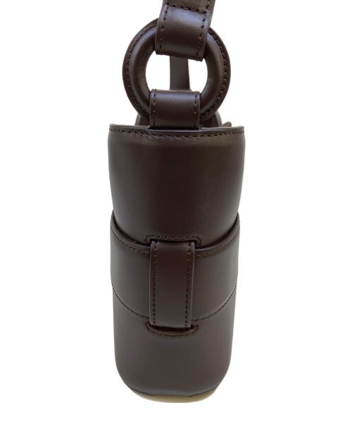 POLENE（ポレーヌ）POLENE (ポレーヌ) レザーバッグ ブラウンの古着・服飾アイテム