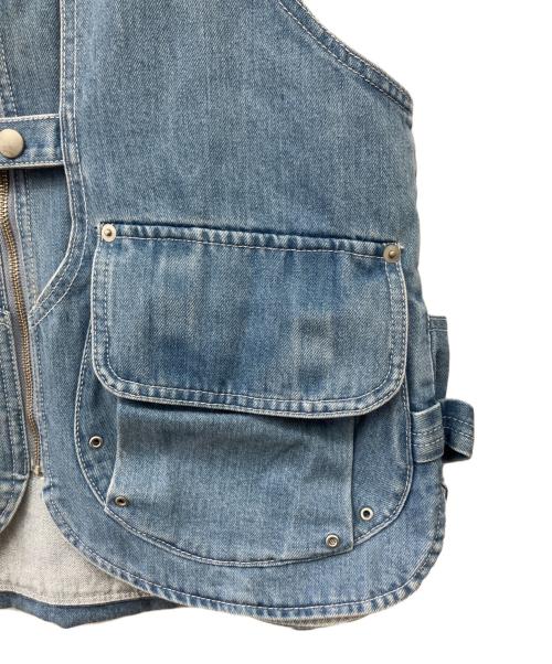 Snow peak（スノーピーク）snow peak (スノーピーク) 焚火ベスト インディゴ サイズ:Sの古着・服飾アイテム