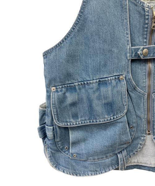 Snow peak（スノーピーク）snow peak (スノーピーク) 焚火ベスト インディゴ サイズ:Sの古着・服飾アイテム