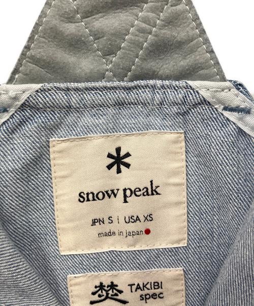 Snow peak（スノーピーク）snow peak (スノーピーク) 焚火ベスト インディゴ サイズ:Sの古着・服飾アイテム