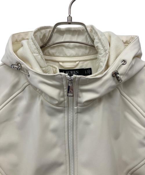 LAUREN RALPH LAUREN（ローレンラルフローレン）LAUREN RALPH LAUREN (ローレンラルフローレン) フーデッドコート アイボリー サイズ:L　の古着・服飾アイテム