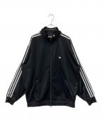 adidasアディダス）の古着「ベッケンバウアートラックジャケット」｜ブラック×ホワイト
