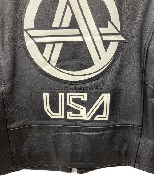 AVIREX（アヴィレックス）AVIREX (アヴィレックス) ライダースジャケット ブラック サイズ:M　の古着・服飾アイテム