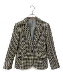 Harris Tweed（ハリスツイード）の古着「テーラードジャケット」｜グレー