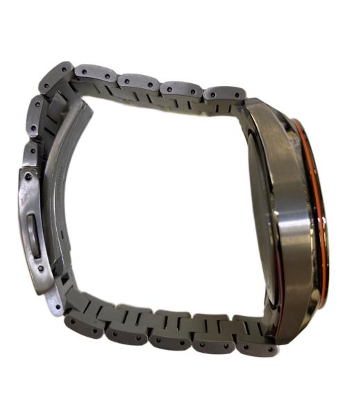 CITIZEN（シチズン）CITIZEN (シチズン) 腕時計 ブラック×オレンジの古着・服飾アイテム