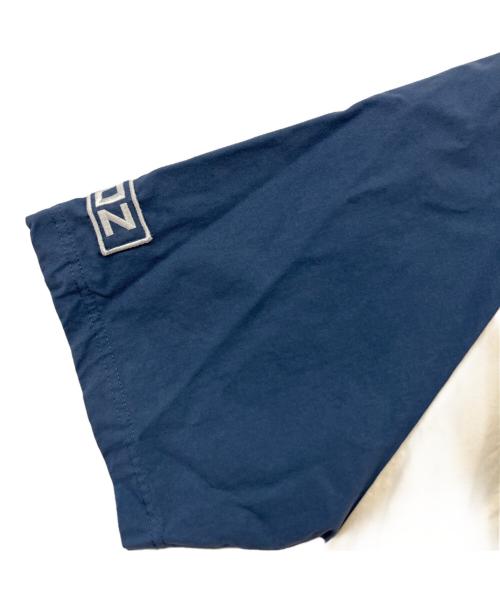 KEBOZ（ケボズ）KEBOZ (ケボズ) ベースボールシャツ アイボリー×ブルー サイズ:Sの古着・服飾アイテム