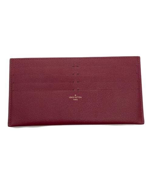 LOUIS VUITTON（ルイ ヴィトン）LOUIS VUITTON (ルイ ヴィトン) ショルダーウォレット ブラウン×レッドの古着・服飾アイテム