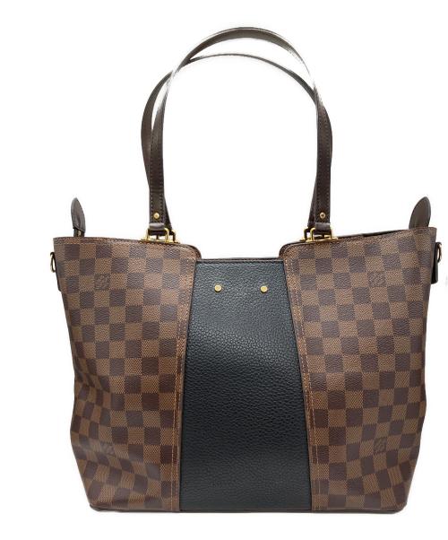 LOUIS VUITTON（ルイ ヴィトン）LOUIS VUITTON (ルイ ヴィトン) トートバッグ ブラウン×ブラックの古着・服飾アイテム