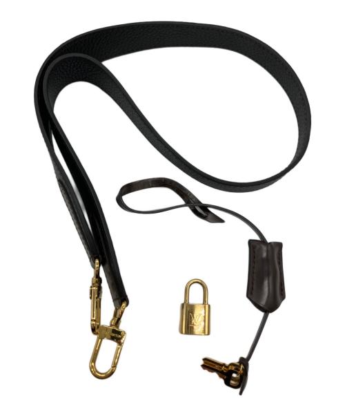 LOUIS VUITTON（ルイ ヴィトン）LOUIS VUITTON (ルイ ヴィトン) トートバッグ ブラウン×ブラックの古着・服飾アイテム