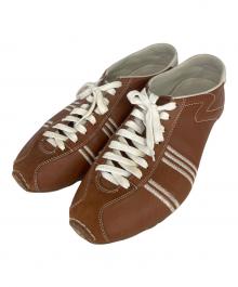 Santoni（サントーニ）の古着「レザースニーカー」｜ブラウン
