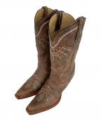 TONY LAMAトニーラマ）の古着「ウエスタンブーツ」｜ブラウン