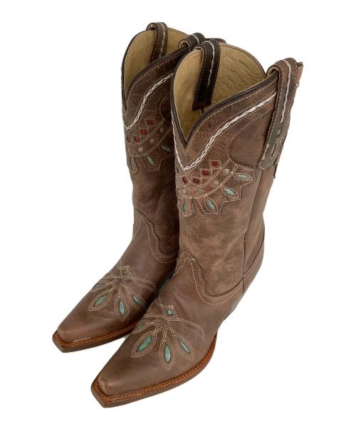 TONY LAMA（トニーラマ）TONY LAMA (トニーラマ) ウエスタンブーツ ブラウン サイズ:SIZE5 1/2の古着・服飾アイテム