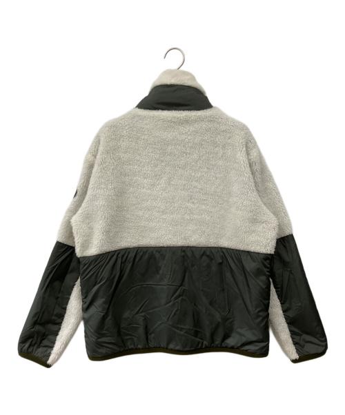 BALLY（バリー）BALLY (バリー) ボア切替ジャケット オリーブ×ホワイト サイズ:Mの古着・服飾アイテム