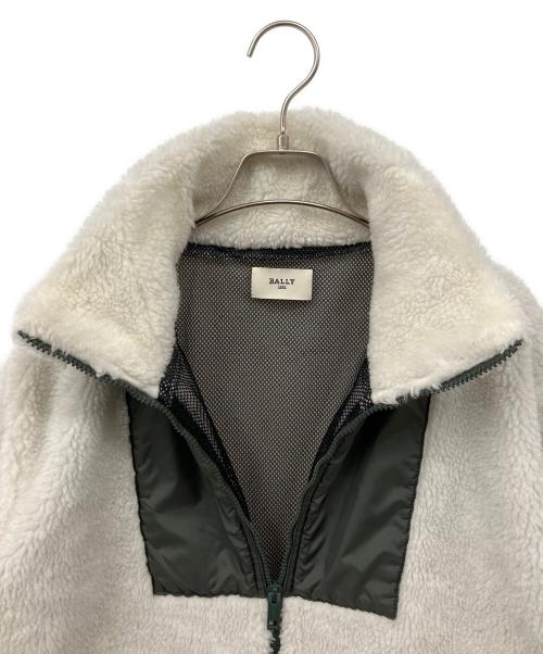 BALLY（バリー）BALLY (バリー) ボア切替ジャケット オリーブ×ホワイト サイズ:Mの古着・服飾アイテム