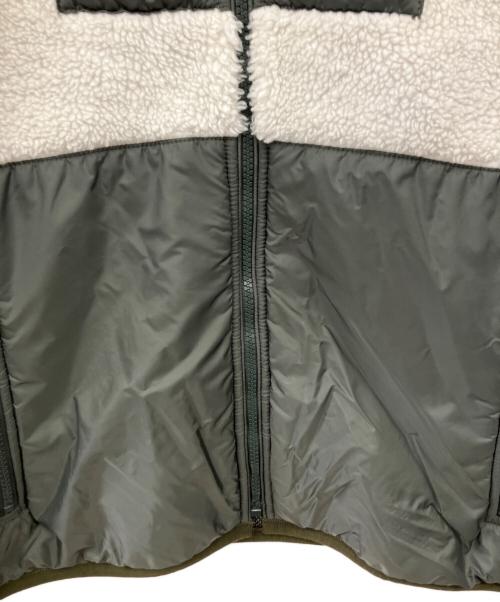 BALLY（バリー）BALLY (バリー) ボア切替ジャケット オリーブ×ホワイト サイズ:Mの古着・服飾アイテム