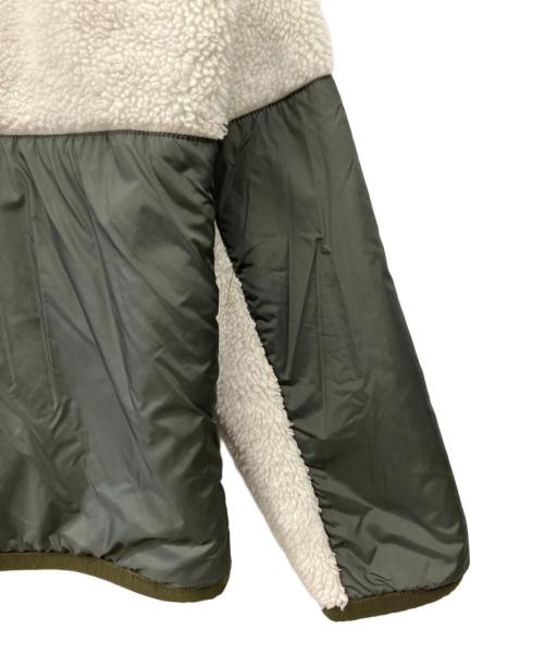 BALLY（バリー）BALLY (バリー) ボア切替ジャケット オリーブ×ホワイト サイズ:Mの古着・服飾アイテム