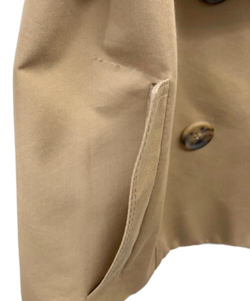 GUCCI（グッチ）GUCCI (グッチ) トレンチコート ブラウン サイズ:Mの古着・服飾アイテム