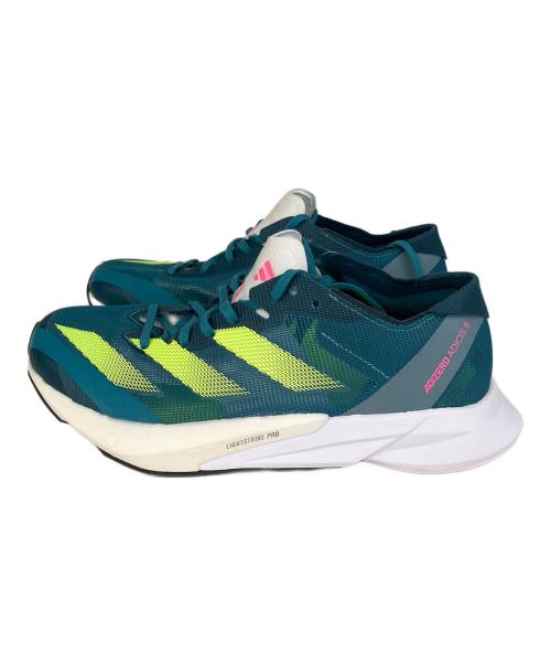 adidas（アディダス）adidas (アディダス) ランニングシューズ　アディゼロジャパン8 グリーン サイズ:UK5の古着・服飾アイテム