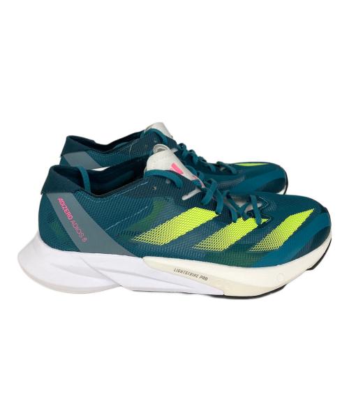 adidas（アディダス）adidas (アディダス) ランニングシューズ　アディゼロジャパン8 グリーン サイズ:UK5の古着・服飾アイテム