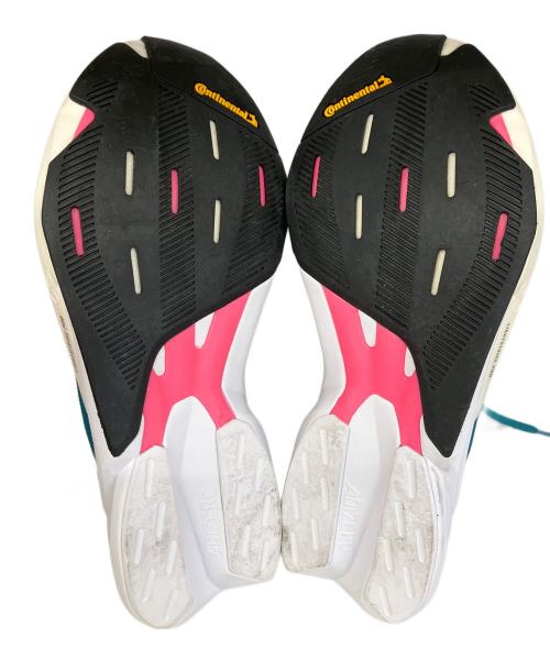 adidas（アディダス）adidas (アディダス) ランニングシューズ　アディゼロジャパン8 グリーン サイズ:UK5の古着・服飾アイテム