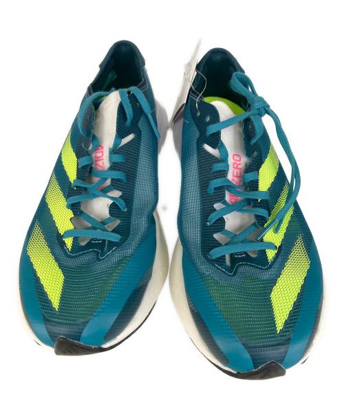 adidas（アディダス）adidas (アディダス) ランニングシューズ　アディゼロジャパン8 グリーン サイズ:UK5の古着・服飾アイテム