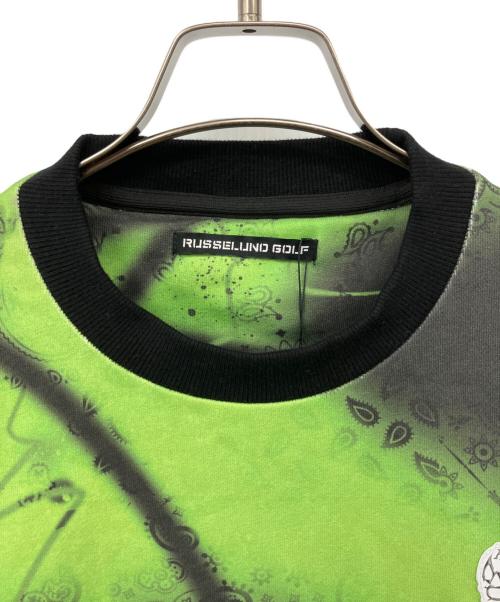 RUSSELUNO（ラッセルノ）RUSSELUNO (ラッセルノ) ゴルフウェア(トップス) グリーン サイズ:Lの古着・服飾アイテム