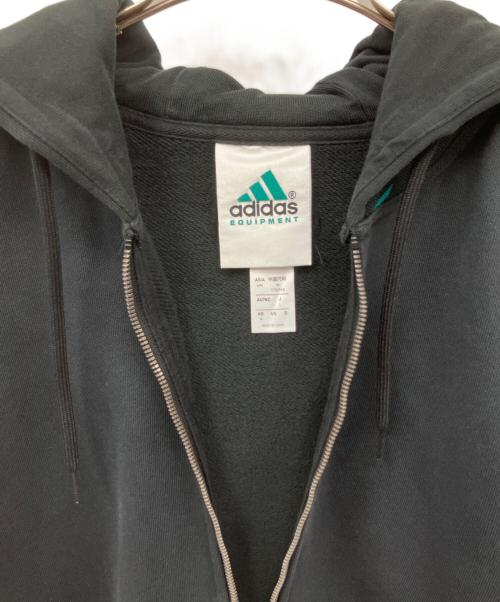 adidas（アディダス）adidas (アディダス) ジップパーカー ブラック サイズ:Lの古着・服飾アイテム
