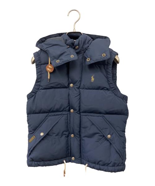 POLO RALPH LAUREN（ポロ・ラルフローレン）POLO RALPH LAUREN (ポロ・ラルフローレン) ダウンベスト ネイビー サイズ:S　の古着・服飾アイテム