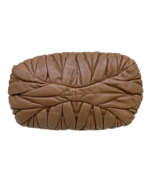 MIU MIU（ミュウミュウ）MIU MIU (ミュウミュウ) 2WAYショルダーバッグ ブラウンの古着・服飾アイテム