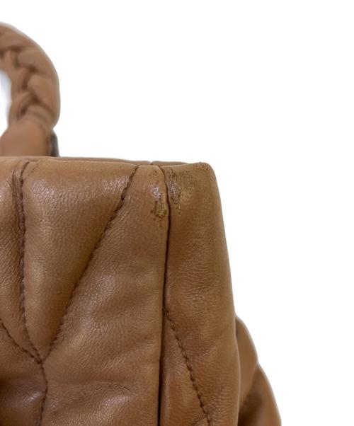 MIU MIU（ミュウミュウ）MIU MIU (ミュウミュウ) 2WAYショルダーバッグ ブラウンの古着・服飾アイテム