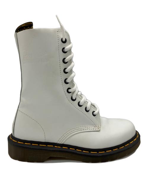 Dr.Martens（ドクターマーチン）Dr.Martens (ドクターマーチン) 10ホールブーツ ホワイト サイズ:25㎝の古着・服飾アイテム