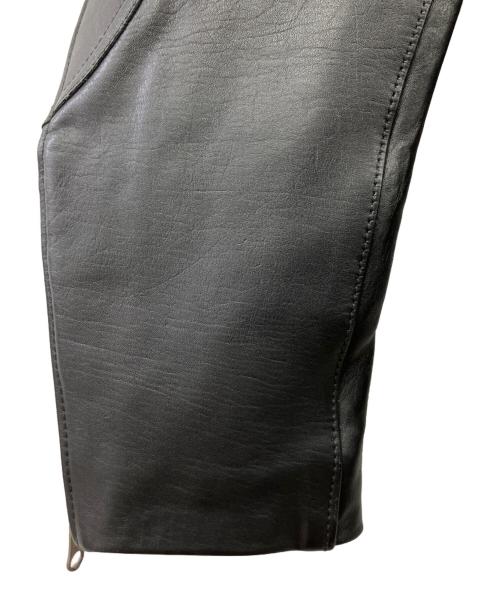 BLACK HILLS（ブラックヒルズ）BLACK HILLS (ブラックヒルズ) レザージャケット ブラック サイズ:L　の古着・服飾アイテム