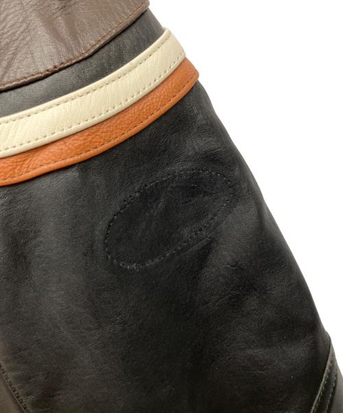 BLACK HILLS（ブラックヒルズ）BLACK HILLS (ブラックヒルズ) レザージャケット ブラック サイズ:L　の古着・服飾アイテム