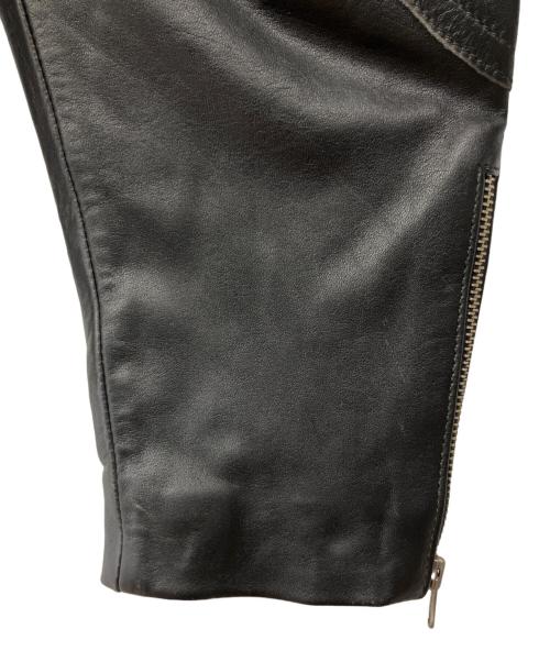 BLACK HILLS（ブラックヒルズ）BLACK HILLS (ブラックヒルズ) レザージャケット ブラック サイズ:L　の古着・服飾アイテム