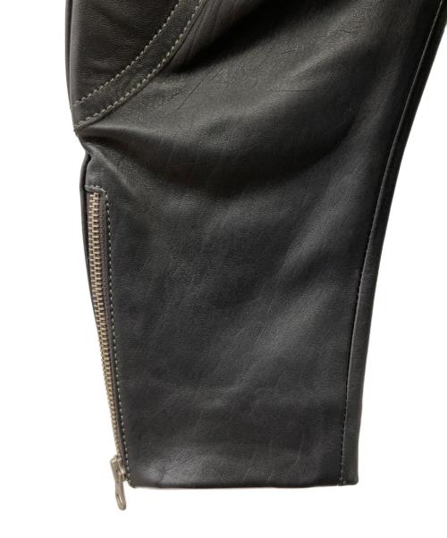 BLACK HILLS（ブラックヒルズ）BLACK HILLS (ブラックヒルズ) レザージャケット ブラック サイズ:L　の古着・服飾アイテム