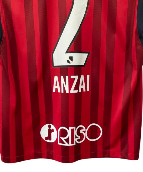 鹿島アントラーズ（カシマアントラーズ）鹿島アントラーズ (カシマアントラーズ) サッカーユニフォーム サイズ:XLの古着・服飾アイテム