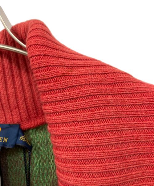 POLO RALPH LAUREN（ポロ・ラルフローレン）POLO RALPH LAUREN (ポロ・ラルフローレン) 厚手カーディガン マルチカラー サイズ:Lの古着・服飾アイテム