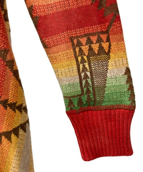 POLO RALPH LAUREN（ポロ・ラルフローレン）POLO RALPH LAUREN (ポロ・ラルフローレン) 厚手カーディガン マルチカラー サイズ:Lの古着・服飾アイテム