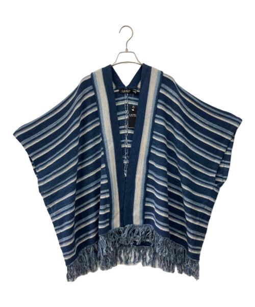 LAUREN RALPH LAUREN（ローレンラルフローレン）LAUREN RALPH LAUREN (ローレンラルフローレン) 厚手カーディガン ブルー サイズ:XSの古着・服飾アイテム