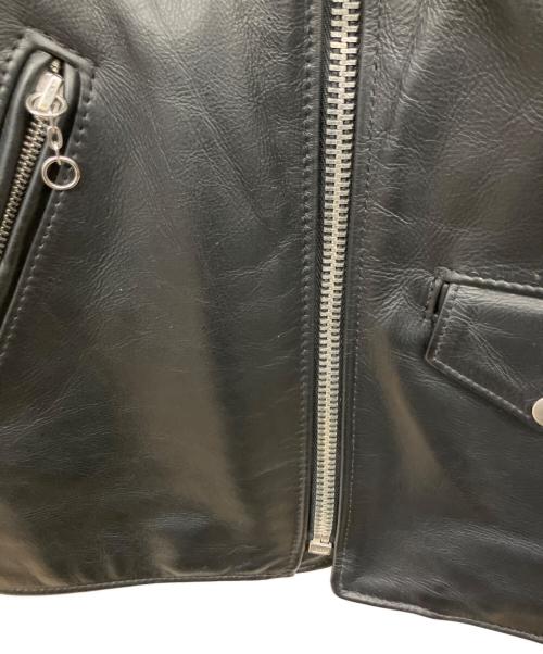 Schott（ショット）Schott (ショット) ライダースジャケット ブラック サイズ:38の古着・服飾アイテム