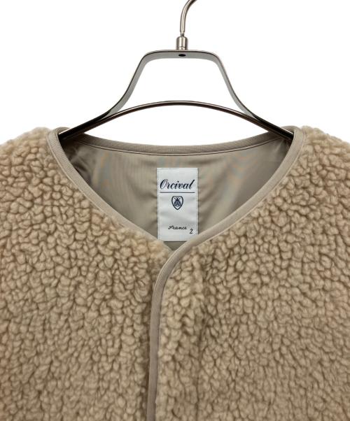 ORCIVAL（オーシバル）ORCIVAL (オーシバル) ボアジャケット ベージュ サイズ:FREEの古着・服飾アイテム