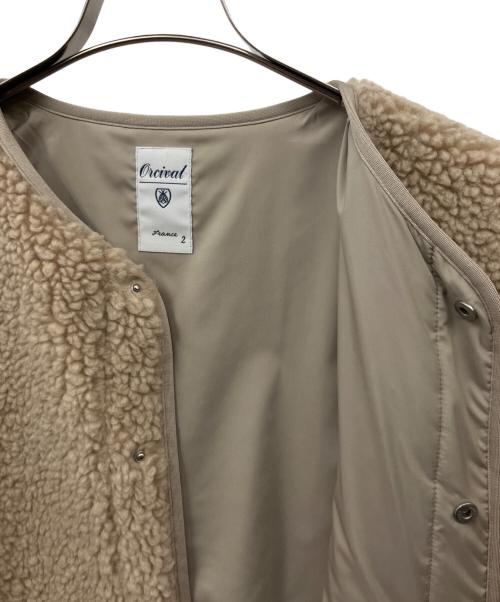 ORCIVAL（オーシバル）ORCIVAL (オーシバル) ボアジャケット ベージュ サイズ:FREEの古着・服飾アイテム