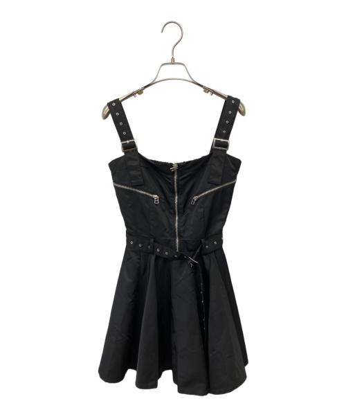 darich（ダーリッチ）darich (ダーリッチ) ノースリーブ・キャミソールワンピース ブラック サイズ:FREEの古着・服飾アイテム