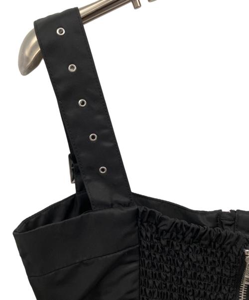 darich（ダーリッチ）darich (ダーリッチ) ノースリーブ・キャミソールワンピース ブラック サイズ:FREEの古着・服飾アイテム