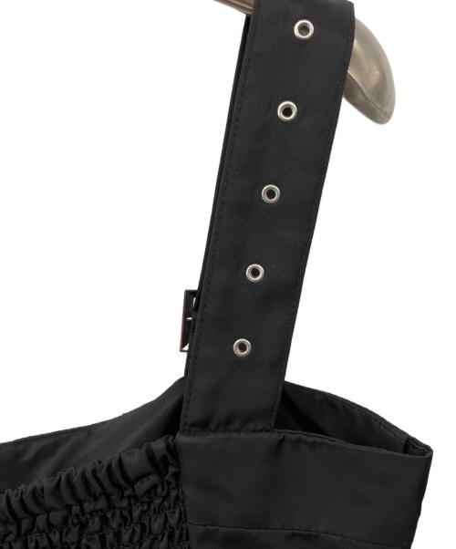 darich（ダーリッチ）darich (ダーリッチ) ノースリーブ・キャミソールワンピース ブラック サイズ:FREEの古着・服飾アイテム