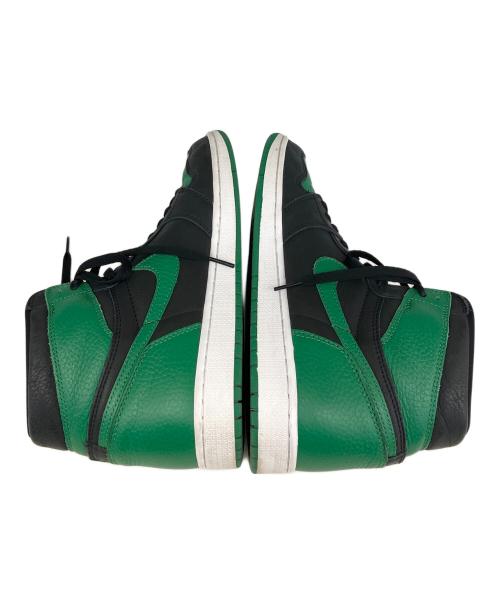 NIKE（ナイキ）NIKE (ナイキ) Air Jordan 1 Retro High OG （エアジョーダン） ブラック×グリーン サイズ:UK9.5の古着・服飾アイテム