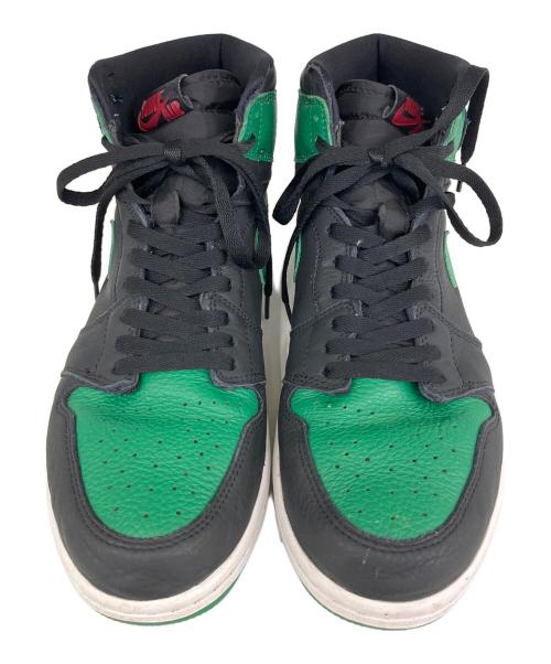 NIKE（ナイキ）NIKE (ナイキ) Air Jordan 1 Retro High OG （エアジョーダン） ブラック×グリーン サイズ:UK9.5の古着・服飾アイテム