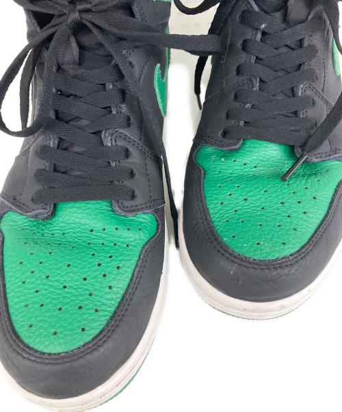 NIKE（ナイキ）NIKE (ナイキ) Air Jordan 1 Retro High OG （エアジョーダン） ブラック×グリーン サイズ:UK9.5の古着・服飾アイテム